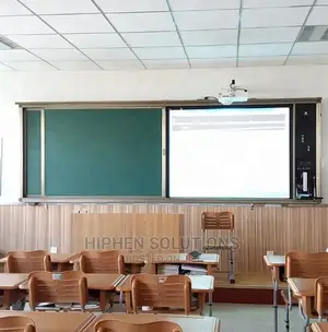 Wall Mounted Smart Board Interactive Whiteboard With Marker Tray