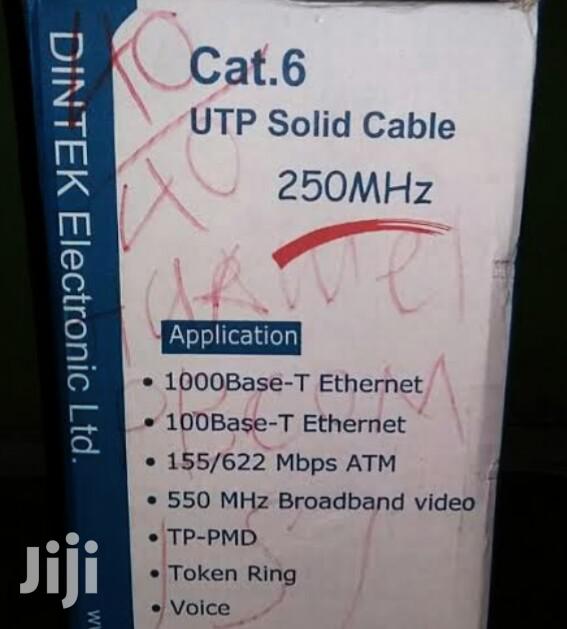 Dintek Cat.6 4p Utp Solid Cable