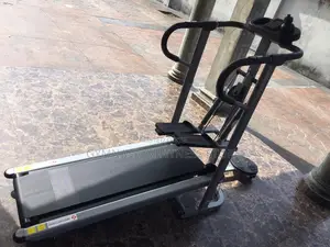 Manual Treadmill With Stepper And Twister, Push Up Fold