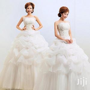 White Luxury Unique Lace Wedding Dress