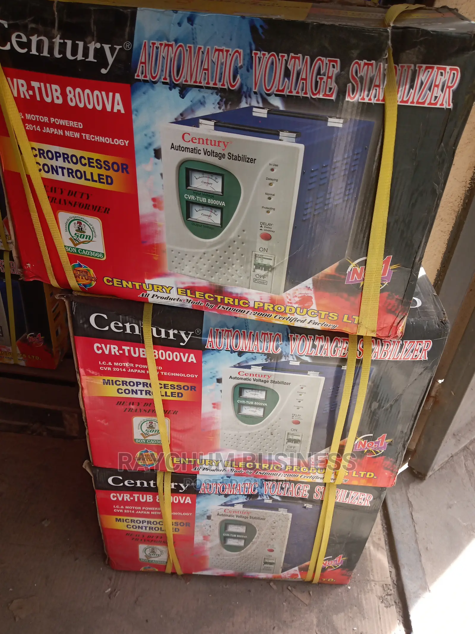 Century 8000VA Automatic Voltage Regulator Stabilizer.
