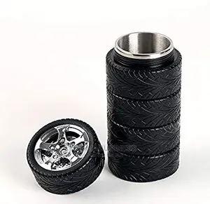 Stainless Steel Tyre-Shaped Mug