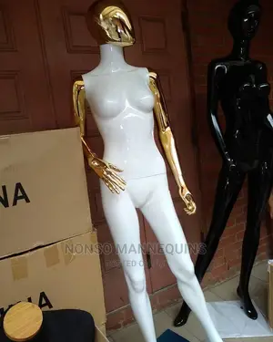 Imported Gold and White/Glossy Black High Quality Mannequins