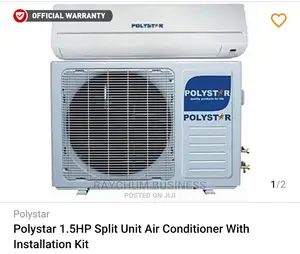 Polystar Air-Conditioner 1.5hp With Free Kit
