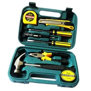 9 Piece Hand Repair Home Tools Box Set