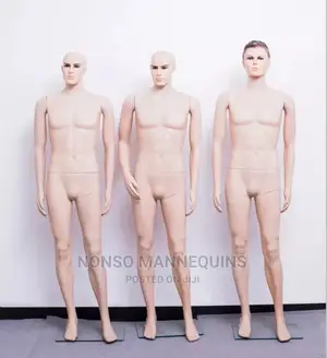 Male Full Body Plastic Display Mannequins