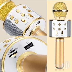 WS-858 Wireless Microphone Hifi Speaker