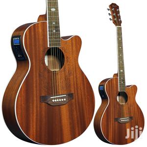 Semi Acoustic Guitar, With Bag, Belt and Cord