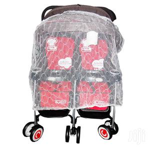 Two in One Double Stroller - Red and Black
