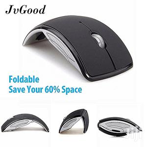 Folding Arc Optical Mouse With USB Receiver For PC Laptop