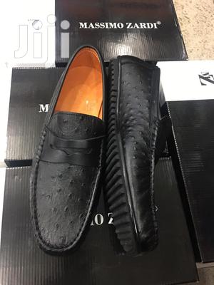 Pure Italian Men Leather Loafers Shoes.