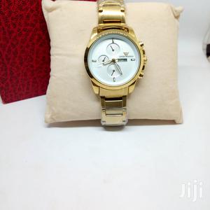 Emporio Armani Ladies Wrist Watch - Gold Strap