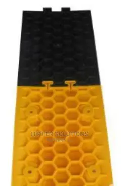 Yellow And Black Plastic Speed Bump BY HIPHEN SOLUTIONS LTD