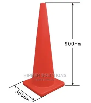 36" Orange PVC Traffic Cone BY HIPHEN SOLUTIONS