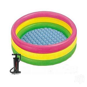 Intex Big Baby Pool 3-ring Sunset Glow With Pump