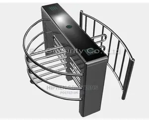 Half Height Turnstile Eletrical Entrance Barrier Gate