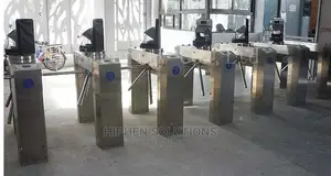 Auto Bidirectional Waist Height Turnstiles By Hiphen