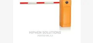 4.5m Yellow Automatic Boom Barrier Parking Access Control BY HIPHEN
