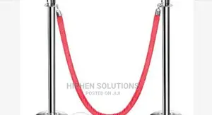 Rope Type Queue Barrier Post 1 Pole BY HIPHEN SOLUTIONS