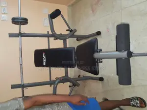 Bench Press With 50kg Weight Black