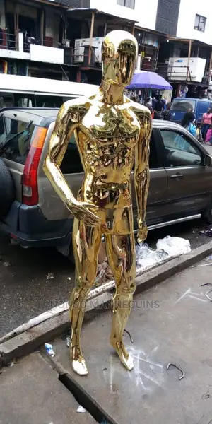 Gold Display Male Gold Chromenmannequin
