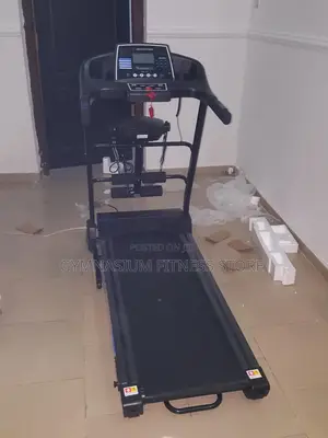 2hp Treadmill With Massager Black 2