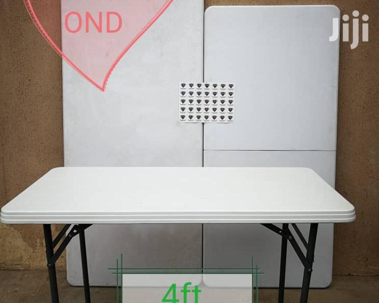 Plastic Foldable Table (6ft Rectangular Size. Imported)