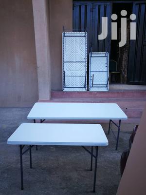 Plastic Foldable Table (6ft Rectangular Size. Imported)