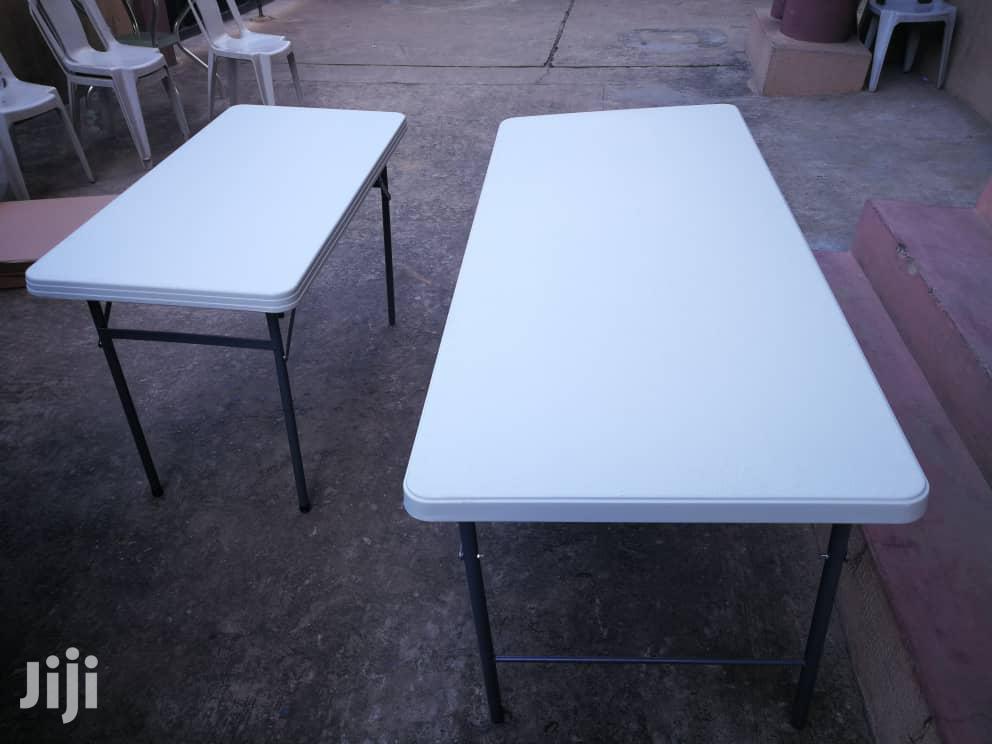 Plastic Foldable Table (6ft Rectangular Size. Imported)