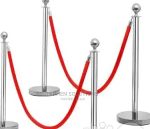 Stanchion Queue Barrier Post 4 Poles By Hiphen