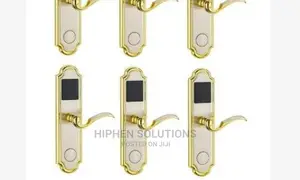 Door Lock With RFID Card Access Control Golden Edge - 6 Sets BY HIPHEN