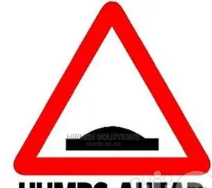 Safety Hump Warning Sign By Hiphen Solutions