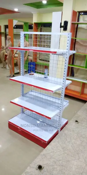 Fairly Used Imported Supermarket Net Display Shelves