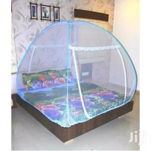 Foldable Treated Tent Mosquito Net for 4x6ft Bed Size-Blue