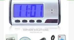 Alarm Clock Spy Camera DVR With Motion Detection BY HIPHEN SOLUTIONS