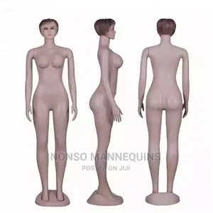 Female Mannikin Plastic With Hair
