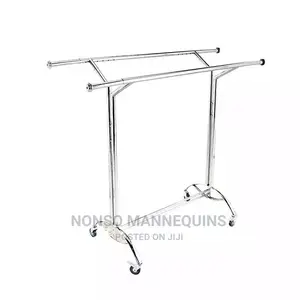 Double Sided Garment Clothes Collapsable Racks Display