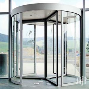 Installation Of Automatic Revolving Door