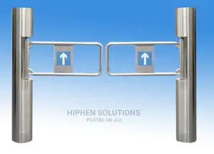 Auto Open Swing Barrier Security Turnstile Gate BY HIPHEN SOLUTIONS