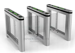 Dual Swing Barrier Turnstile High-end IR Sensor BY HIPHEN SOLUTIONS