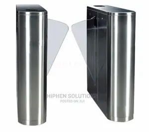 Barrier Gate With Retractable Flap