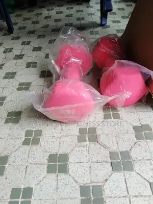 Pair of 5kg Dumbbell Pink 004