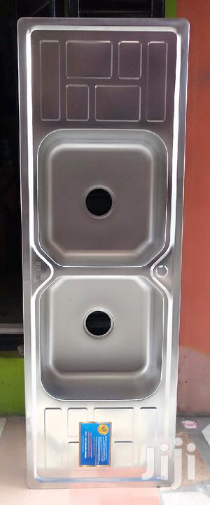Original Double Bowl With Double Tray Stainless Steel Sink