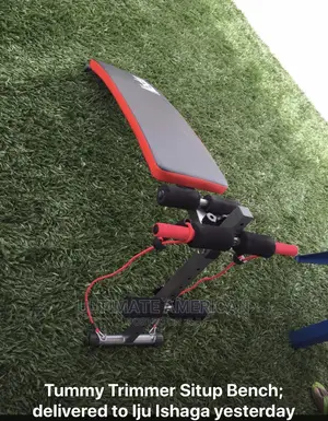 Trimmer Bench With Dumbbell and Exercise Rope