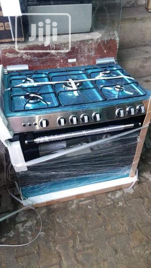 Brand New Akai(60×90)5borner All Gas Standing Cooker/Silver/