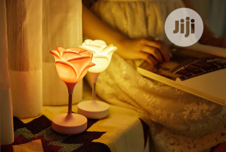Crystal Flower Lamp