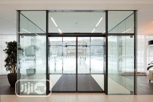 Installation Of Automatic Revolving Sliding Door