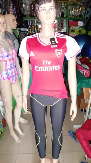 Female Arsenal Jersey With Leggings Tight