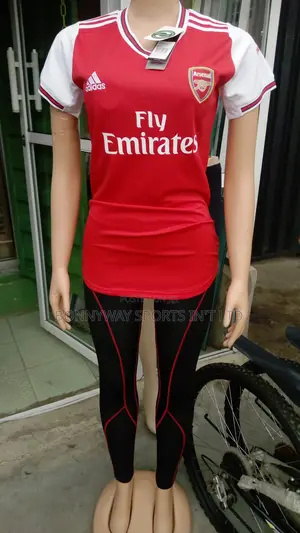 Female Arsenal Jersey With Leggings Tight