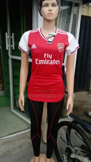 Female Arsenal Jersey With Leggings Tight